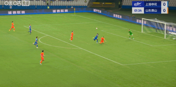 中超半场：汪海健角球破门，卡扎伊双响，申花暂2-2泰山