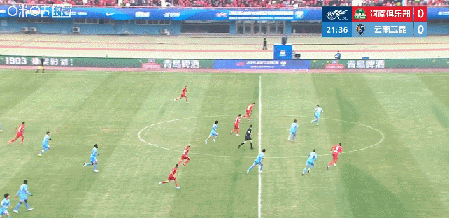 姆布拉屡失单刀&amp;amp;破门，河南2比1迎两连胜！玉昆后卫送礼+前锋乌龙！